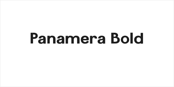 Panamera Bold Logo