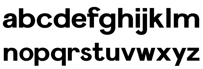 Panamera Bold Font LOWERCASE