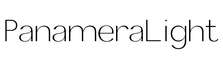 Panamera Light  Free Fonts Download