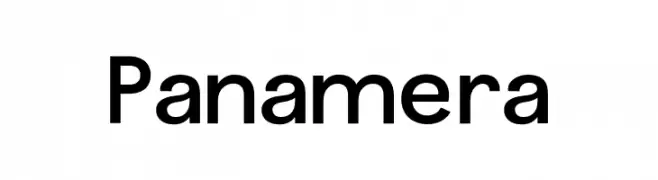 Panamera  font caratteri gratis