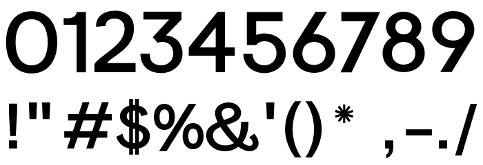 Panamera Font OTHER CHARS