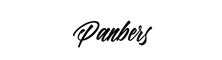 Panbers  Frei Schriftart Herunterladen