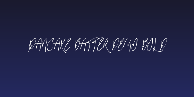 Pancake Batter Demo Bold Social Header