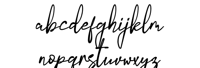 Pancake Batter Demo Bold Font LOWERCASE