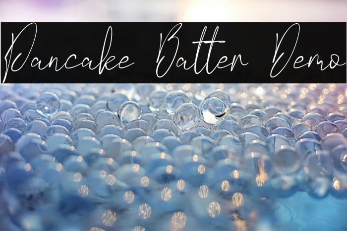 Pancake Batter Demo Example 3