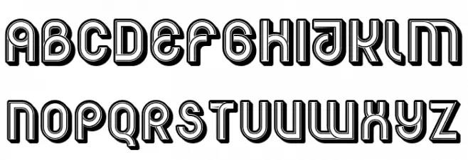 Pancake Extravagant Inverted Regular Шрифта ВЕРХНИЙ
