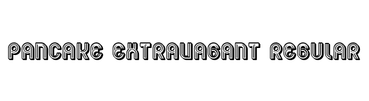 Pancake Extravagant Regular  Free Fonts Download