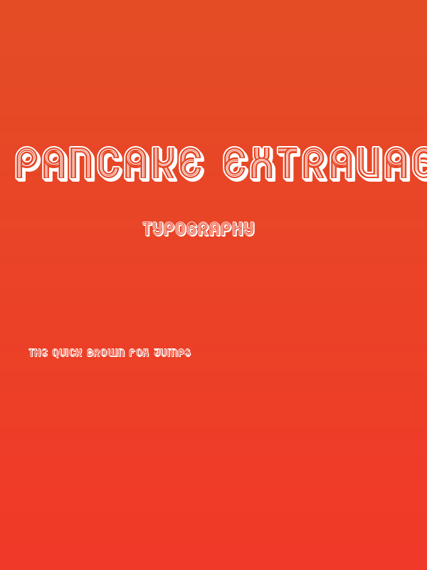 Pancake Extravagant Regular Poster