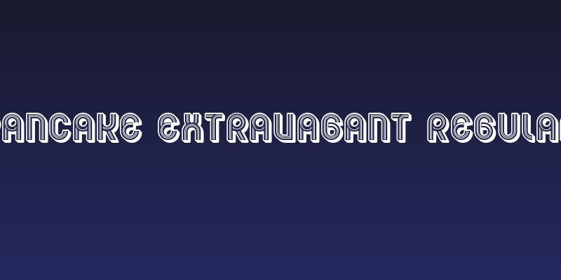 Pancake Extravagant Regular Social Header