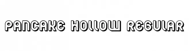 Pancake Hollow Regular  免费字体下载