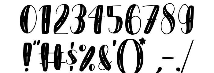 Pancake Mango 2 Font OTHER CHARS