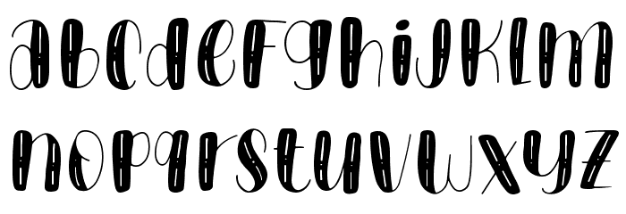 Pancake Mango 2 Font LOWERCASE