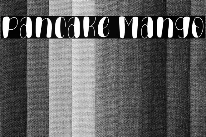 Pancake Mango Font examples