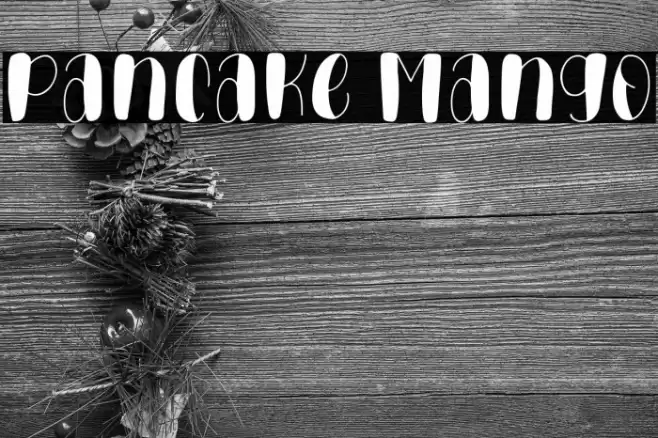 Pancake Mango Font examples