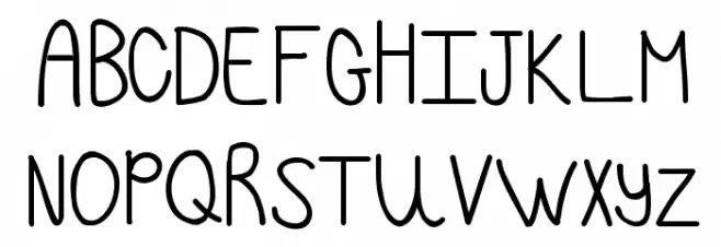 Pancakes and Whipcream Schriftart Groß