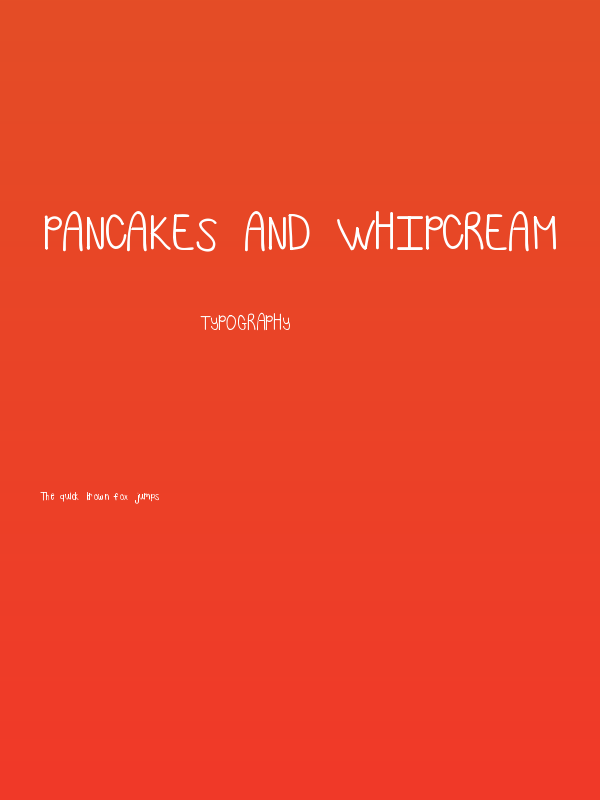 Pancakes and Whipcream Poster