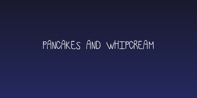 Pancakes and Whipcream Social Header