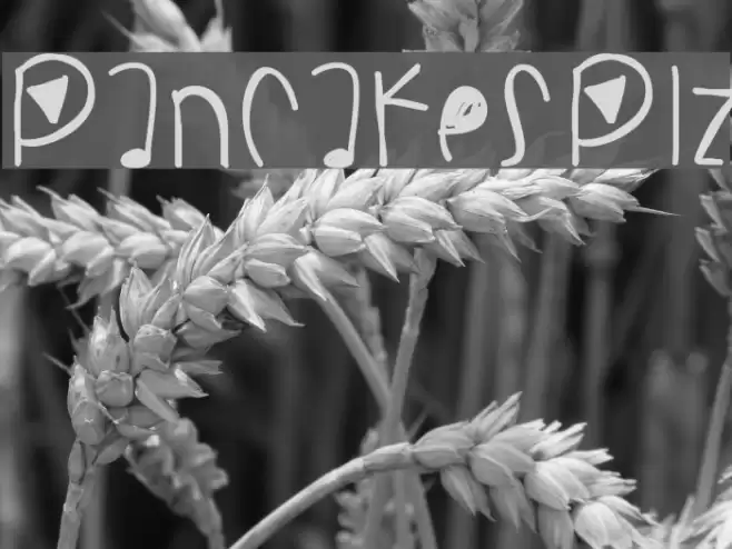 PancakesPlz Font examples