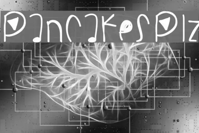 PancakesPlz Font examples