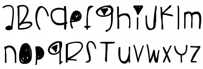PancakesPlz Font LOWERCASE