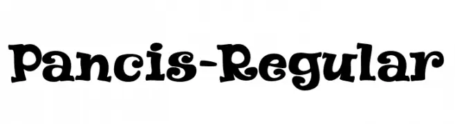 Pancis-Regular  Fuentes Gratis Descargar