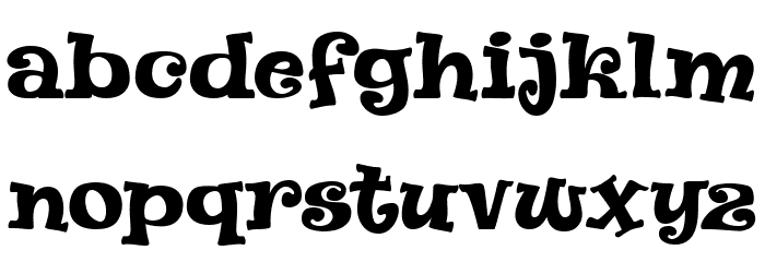 Pancis Regular Font LOWERCASE