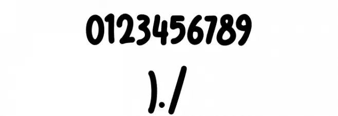 Pancrack DEMO Font OTHER CHARS