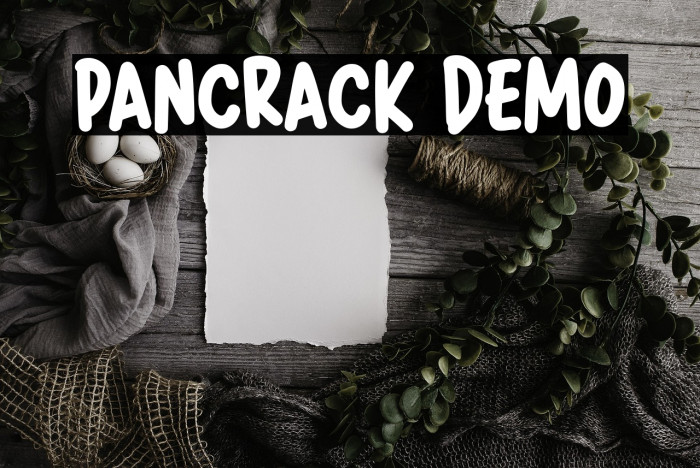 Pancrack DEMO Example 2