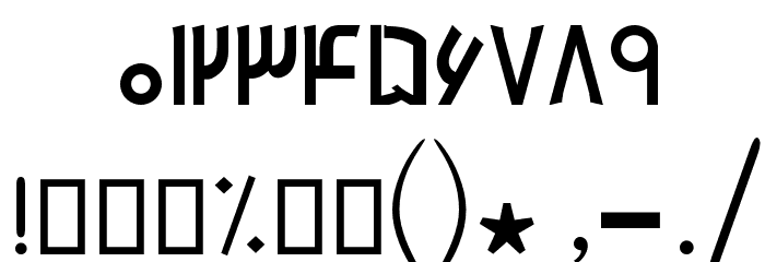 Pand Font OTHER CHARS