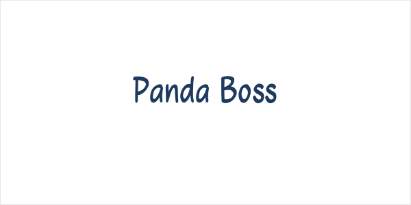 Panda Boss Logo