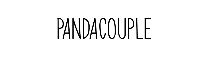 Panda Couple  font caratteri gratis