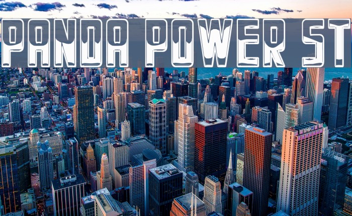 Panda Power St Font examples