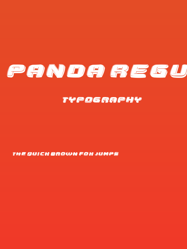 Panda Regular Poster