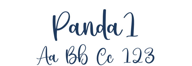 Panda1 Font Preview