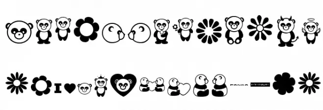 Pandamonium Шрифта ВЕРХНИЙ