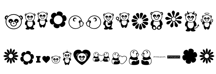 PandamoniumOT Font LOWERCASE