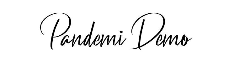 Pandemi Demo  フリーフォントのダウンロード