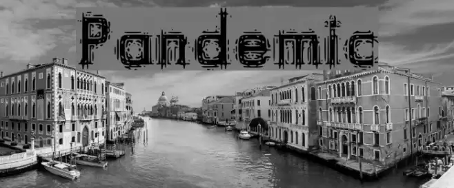 Pandemic Font examples