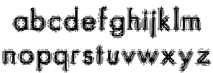 Pandemic Font LOWERCASE