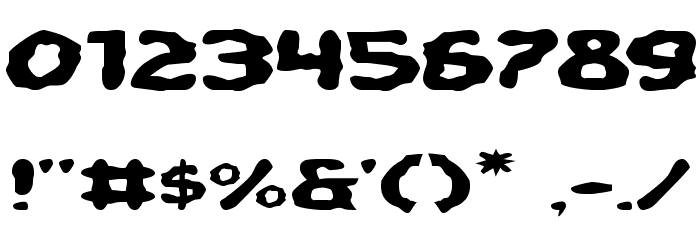 Pandemonious Puffery Expanded 字体 其它煤焦