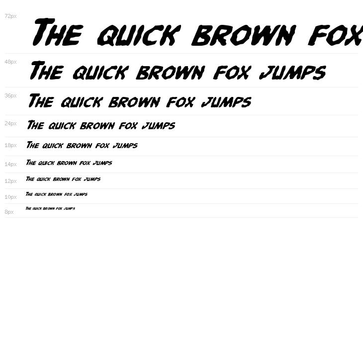 Pandemonious Puffery Italic Waterfall