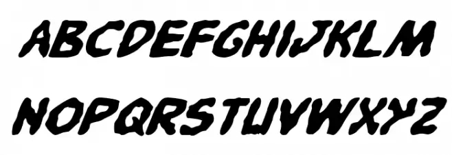 Pandemonious Puffery Italic Fuentes MINÚSCULAS