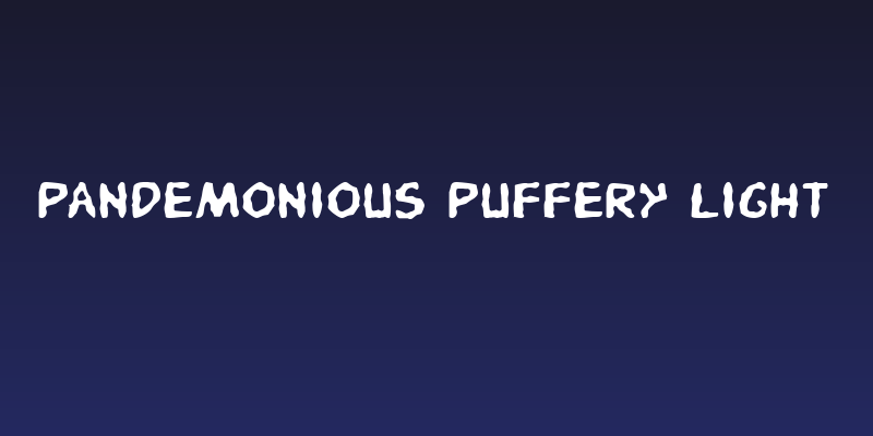 Pandemonious Puffery Light Social Header