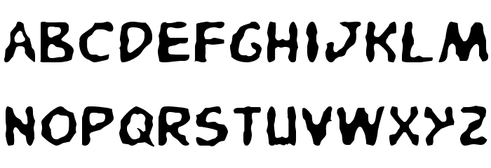 Pandemonious Puffery Light Font LOWERCASE