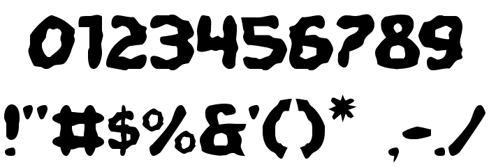 Pandemonious Puffery Font OTHER CHARS