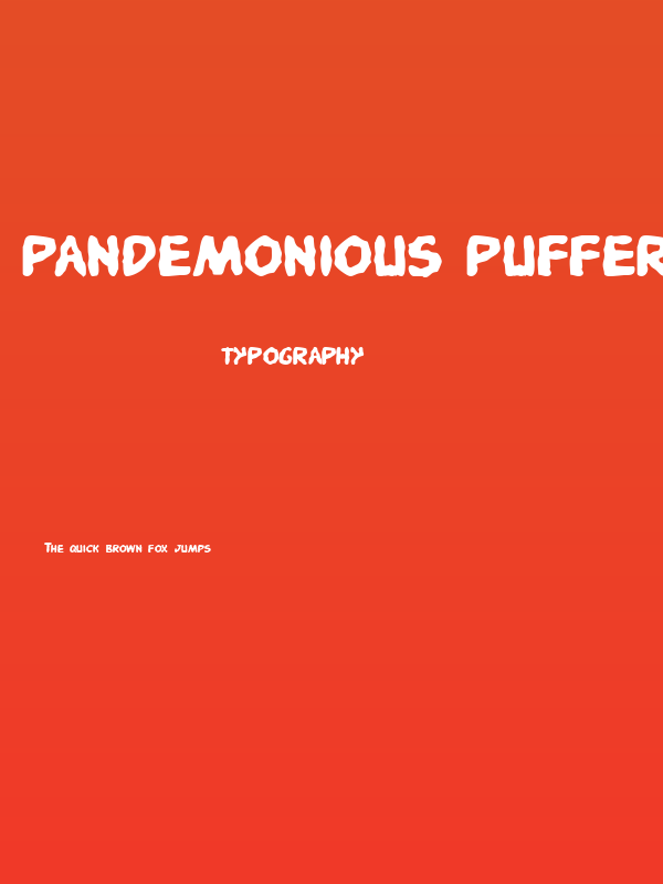 Pandemonious Puffery Poster