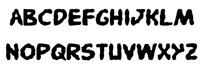 Pandemonious Puffery Font LOWERCASE