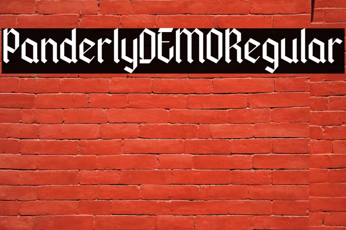 Panderly DEMO Regular Example 2