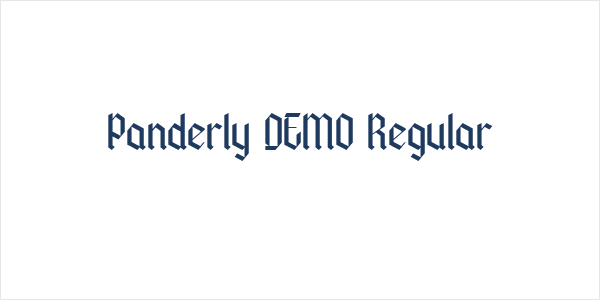 Panderly DEMO Regular Logo