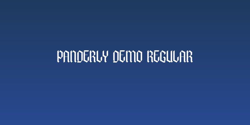 Panderly DEMO Regular Social Header